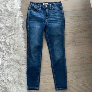 Madewell high rise jeans